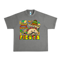 Tornado Just Here To Fiesta Urban Heavy Tee - CowhideDigitalArt