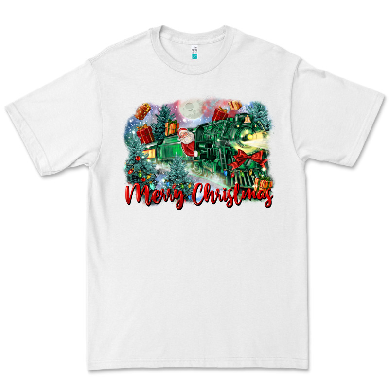 Merry Christmas Santa Polar Express Premium Tee by FaDigitalArtStudio | Teevron