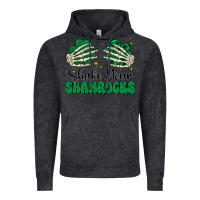 Vintage Black shake your shamrocks Vintage Hoodie - CowhideDigitalArt