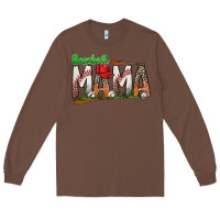 Chestnut baseball mama Long Sleeve Tee - SublimationCraftShop