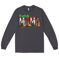 Smoke baseball mama Long Sleeve Tee - SublimationCraftShop