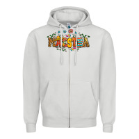 Dove Grey spanish maestra teacher Zipper Hoodie - RanaPortraitStore
