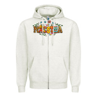 Oatmeal Heather spanish maestra teacher Zipper Hoodie - RanaPortraitStore