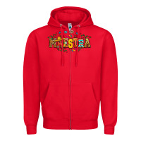 Red spanish maestra teacher Zipper Hoodie - RanaPortraitStore