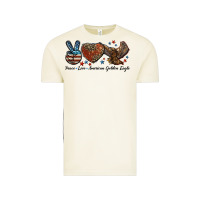 Vintage Arctic Western Peace Love American Golden Eagle Vintage Tee - LillyAllenDesigns
