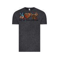 Vintage Black Western Peace Love American Golden Eagle Vintage Tee - LillyAllenDesigns