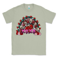Matcha Skull Xoxo rainbow Valentine's Day Classic Tee - FaDigitalArtStudio