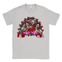 Moon Dust Skull Xoxo rainbow Valentine's Day Classic Tee - FaDigitalArtStudio