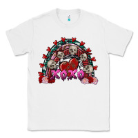 Skull Xoxo Rainbow Valentine's Day Classic Tee | Teevron