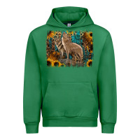 Emerald Western Wolves Urban Hoodie - Jasminsmagicworld