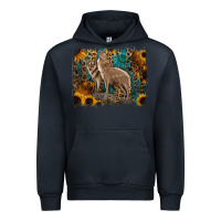 Navy Western Wolves Urban Hoodie - Jasminsmagicworld