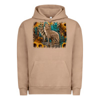 Pigment Burro Western Wolves Urban Hoodie - Jasminsmagicworld