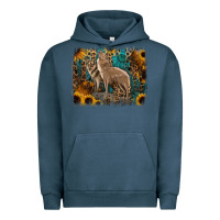 Pigment Midnight Navy Western Wolves Urban Hoodie - Jasminsmagicworld
