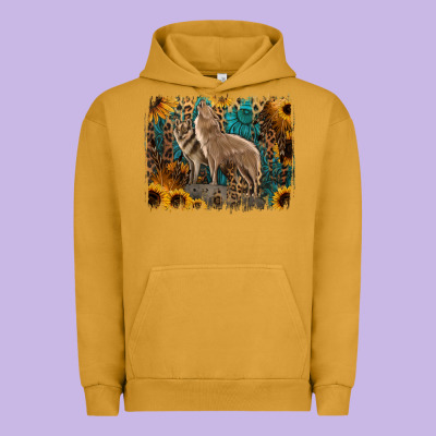 Western Wolves Urban Hoodie Designed By Jasminsmagicworld