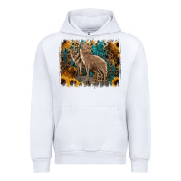 White Western Wolves Urban Hoodie - Jasminsmagicworld