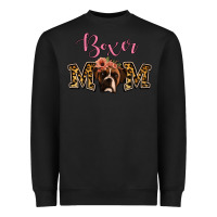 Black Boxer Mom Heavyweight Sweatshirt - Jasminsmagicworld