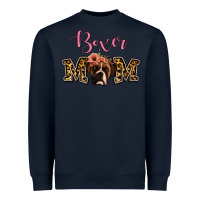 Navy Boxer Mom Heavyweight Sweatshirt - Jasminsmagicworld