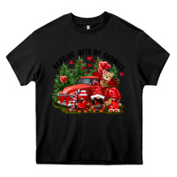 Black Valentine's Day hanging with my gnomies Heavy Core Tee - FaDigitalArtStudio