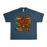 Midnight Navy Just a Little Moody Urban Heavy Tee - CowhideDigitalArt
