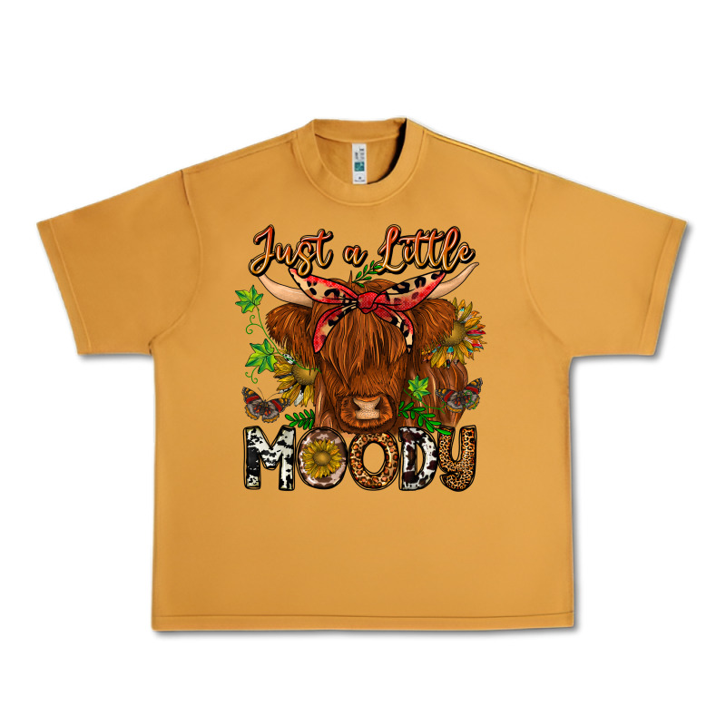 Just A Little Moody Urban Heavy Tee by CowhideDigitalArt | Teevron