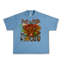 Pebble Blue Just a Little Moody Urban Heavy Tee - CowhideDigitalArt