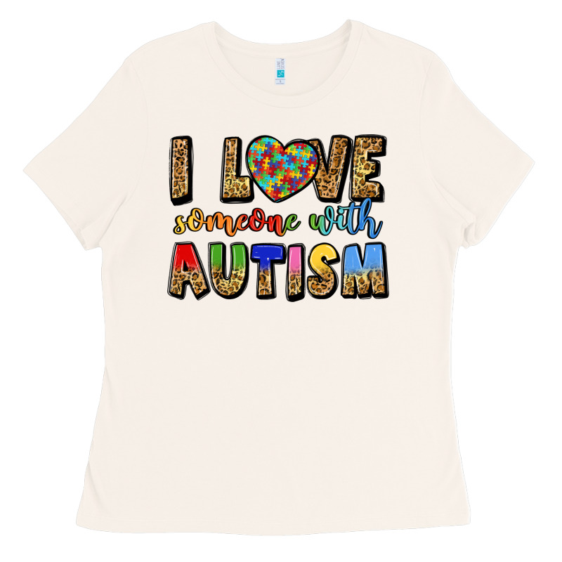 I Love Someone With Autism Ladies Tee by LillyAllenDesigns | Teevron