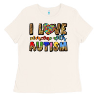 Bone i love someone with autism Ladies Tee - LillyAllenDesigns