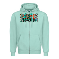 Seafoam science teacher Zipper Hoodie - RanaPortraitStore