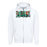 White science teacher Zipper Hoodie - RanaPortraitStore