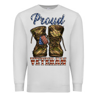Dove Grey proud veteran camo shoes Premium Sweatshirt - Jasminsmagicworld