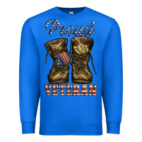 True Royal proud veteran camo shoes Premium Sweatshirt - Jasminsmagicworld