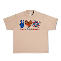 Peace Love America Urban Heavy Tee | Teevron