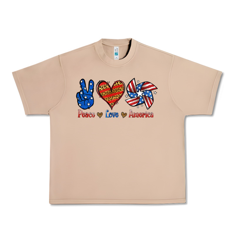 Peace Love America Urban Heavy Tee by Jasminsmagicworld | Teevron