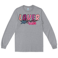 Heather Grey Lover Babe Long Sleeve Tee - SublimationCraftShop