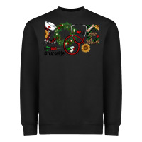 Black christmas love nurselife Heavyweight Sweatshirt - RanaPortraitStore
