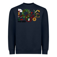 Navy christmas love nurselife Heavyweight Sweatshirt - RanaPortraitStore