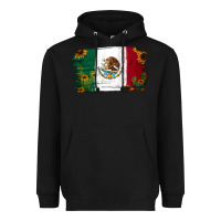 Black cactus sunflower mexican flag Heavyweight Hoodie - Jasminsmagicworld