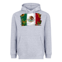 Heather Grey cactus sunflower mexican flag Heavyweight Hoodie - Jasminsmagicworld