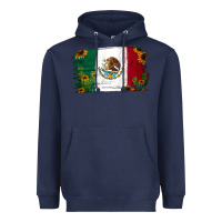 Cactus Sunflower Mexican Flag Heavyweight Hoodie | Teevron