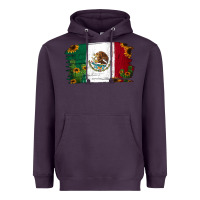Plum cactus sunflower mexican flag Heavyweight Hoodie - Jasminsmagicworld