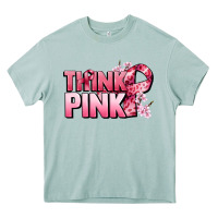 Arona Think pink Cancer Awareness Heavy Core Tee - FaDigitalArtStudio