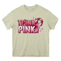 Mossy Think pink Cancer Awareness Heavy Core Tee - FaDigitalArtStudio