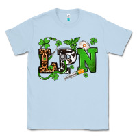 Dusty Blue St. Patrick's Day LPN Classic Tee - OliviaCreatesArt