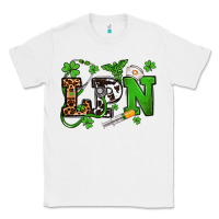 White St. Patrick's Day LPN Classic Tee - OliviaCreatesArt