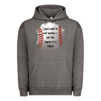 Pigment Tornado I Just Want To Eat Nachos and Tell The Umpire He's Blind Urban Hoodie - Jasminsmagicworld