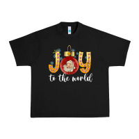Black Joy To The World Urban Heavy Tee - CowhideDigitalArt