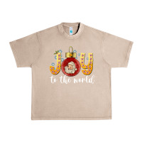 French Oak Joy To The World Urban Heavy Tee - CowhideDigitalArt