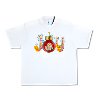 White Joy To The World Urban Heavy Tee - CowhideDigitalArt