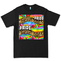Black Pride lgbtq leopard with love and rainbow seamless Premium Tee - BundleAndBundleShop
