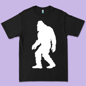 Bigfoot Walking Silhouette Premium Tee Designed By Artisfamous